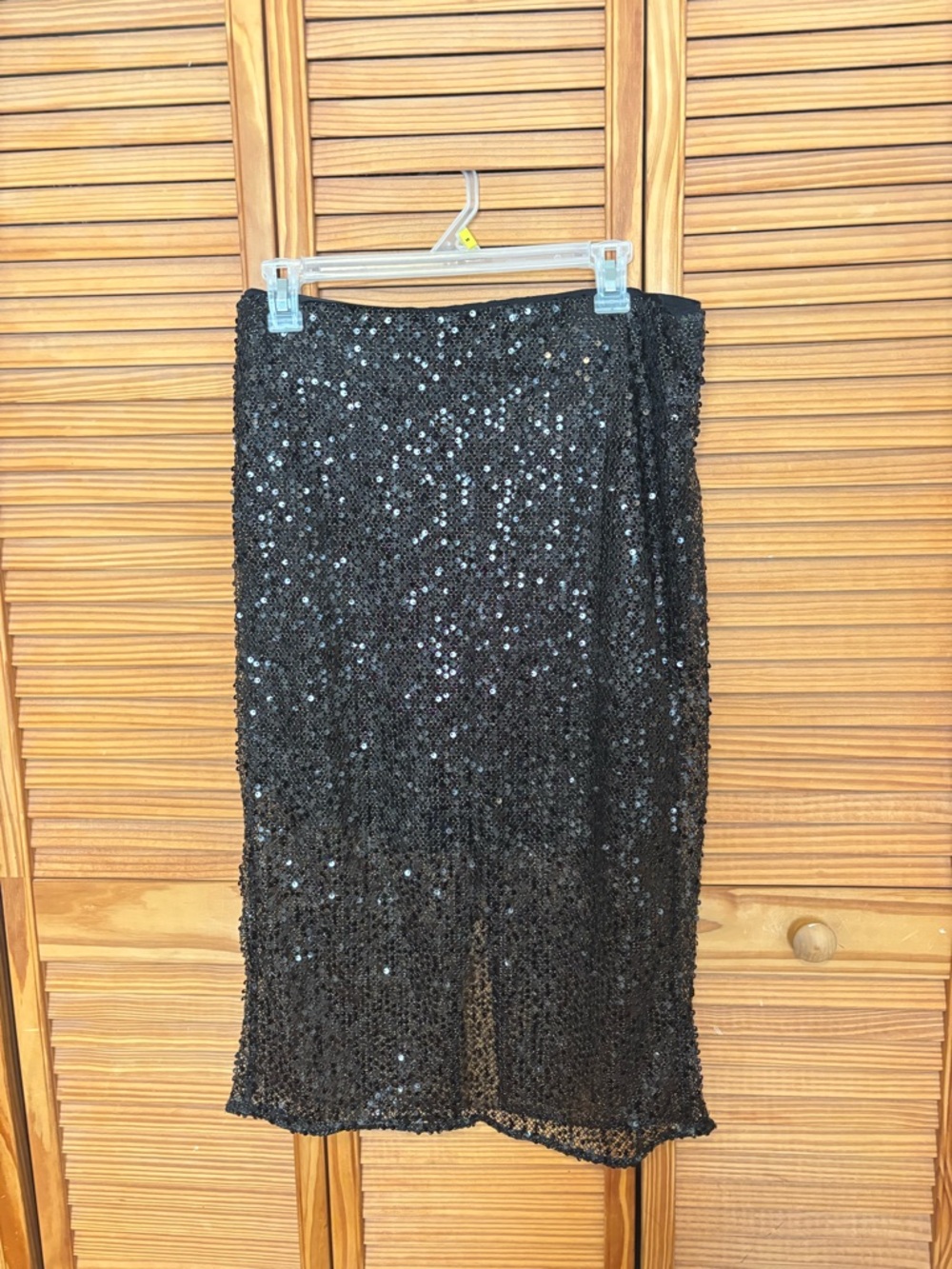 J.Crew Collection Black Sequin
Sheer Midi Skirt (Size 8) - NWT